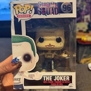 Funko Pop! Heroes The Joker Figure with Green Hair